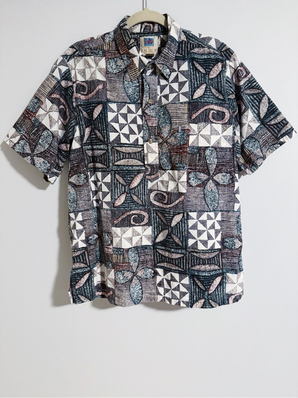 Kahala - Kapa Print Popover Shirt
